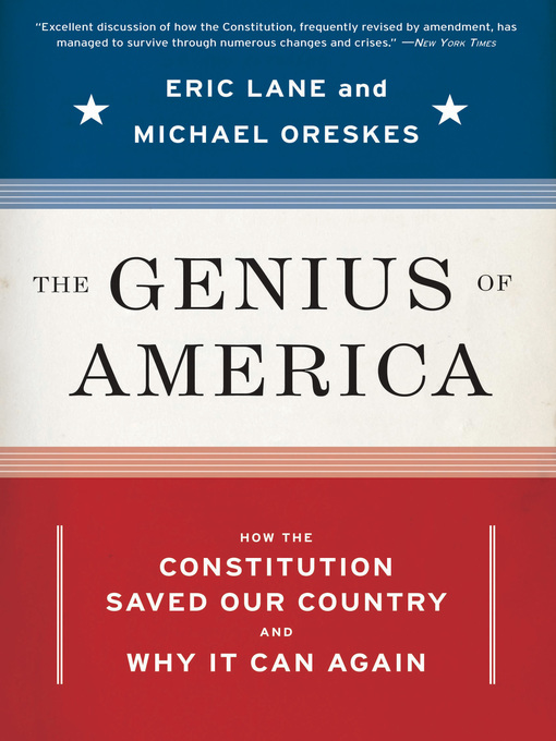 Title details for The Genius of America by Eric Lane - Available